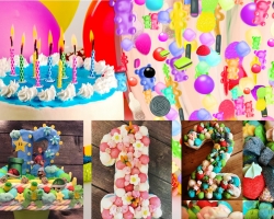 Gâteau de bonbons ANNIVERSAIRE